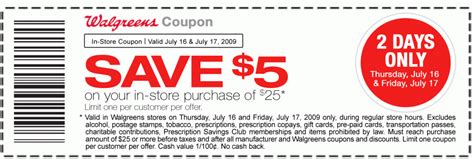 Walgreena coupons